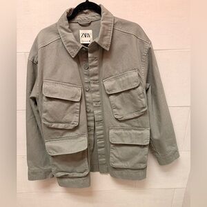 Zara Men's Olive Field Jacket